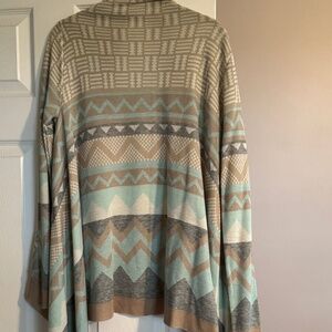 Charlotte Russe Duster, Size Large, Multi